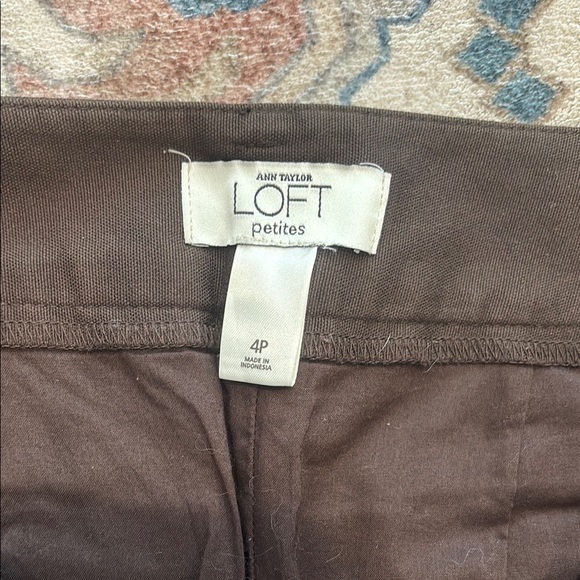 LOFT Dark Brown Petite Mini Skirt - Picture 2 of 5